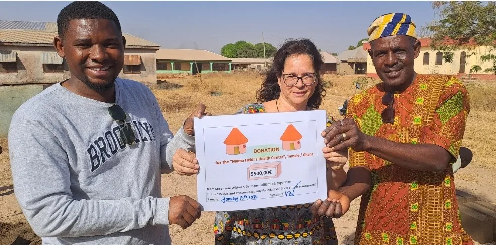 First donation handover
